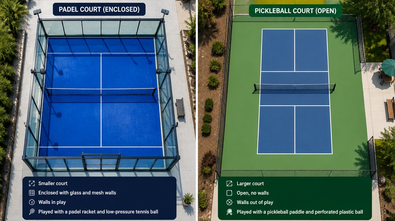 Padel vs Pickleball: What is the Difference?
